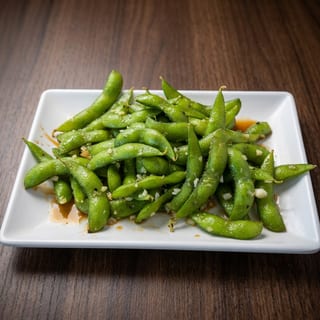 Garlic Edamame - O